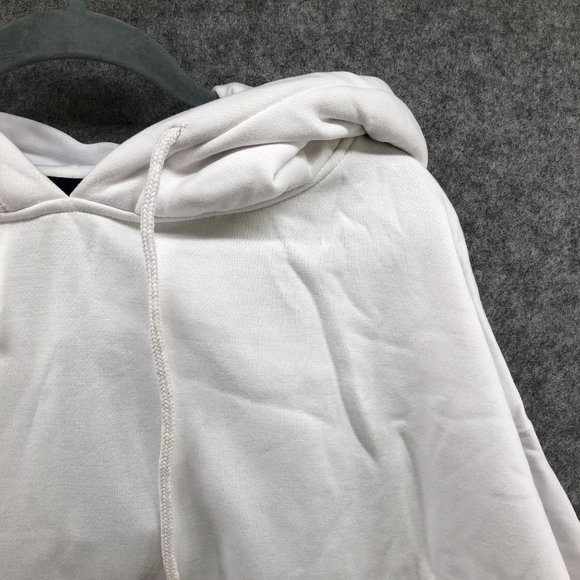 NWT Bronx Express Plain White Hoodie Sweatshirt Unisex Size 4XL DIY Thick - Picture 7 of 11